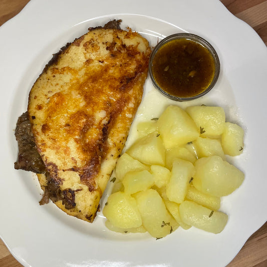 Roast Quesadillas Au Jus