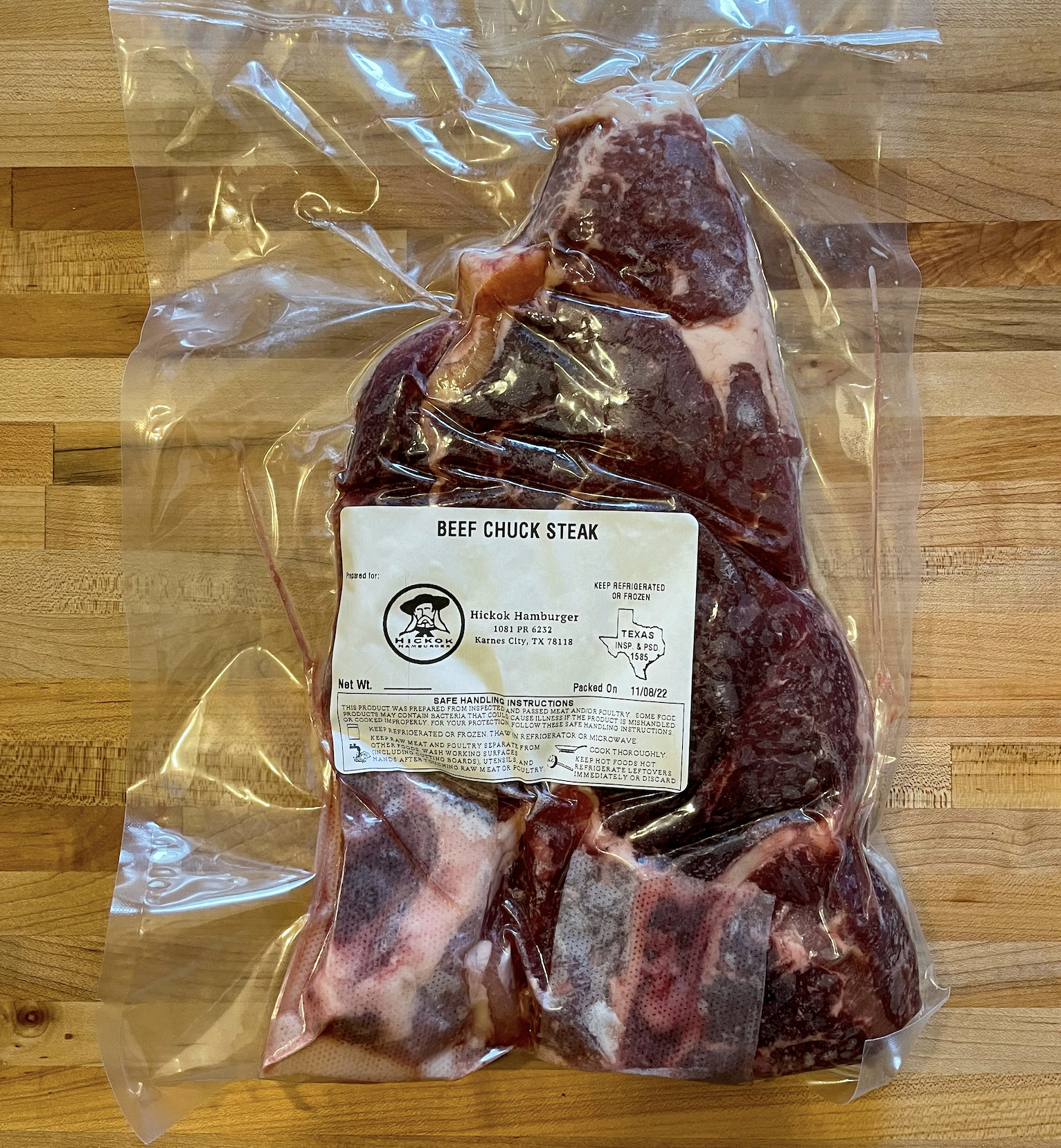 Chuck Steak, Please - hickokhamburger