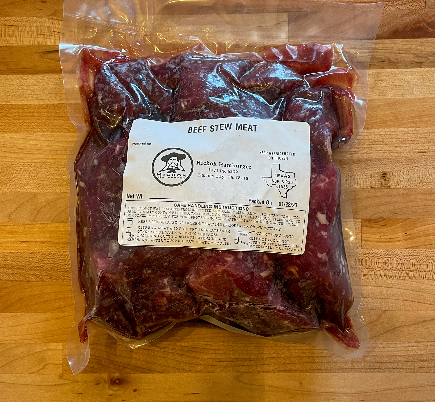 Stew Meat - hickokhamburger