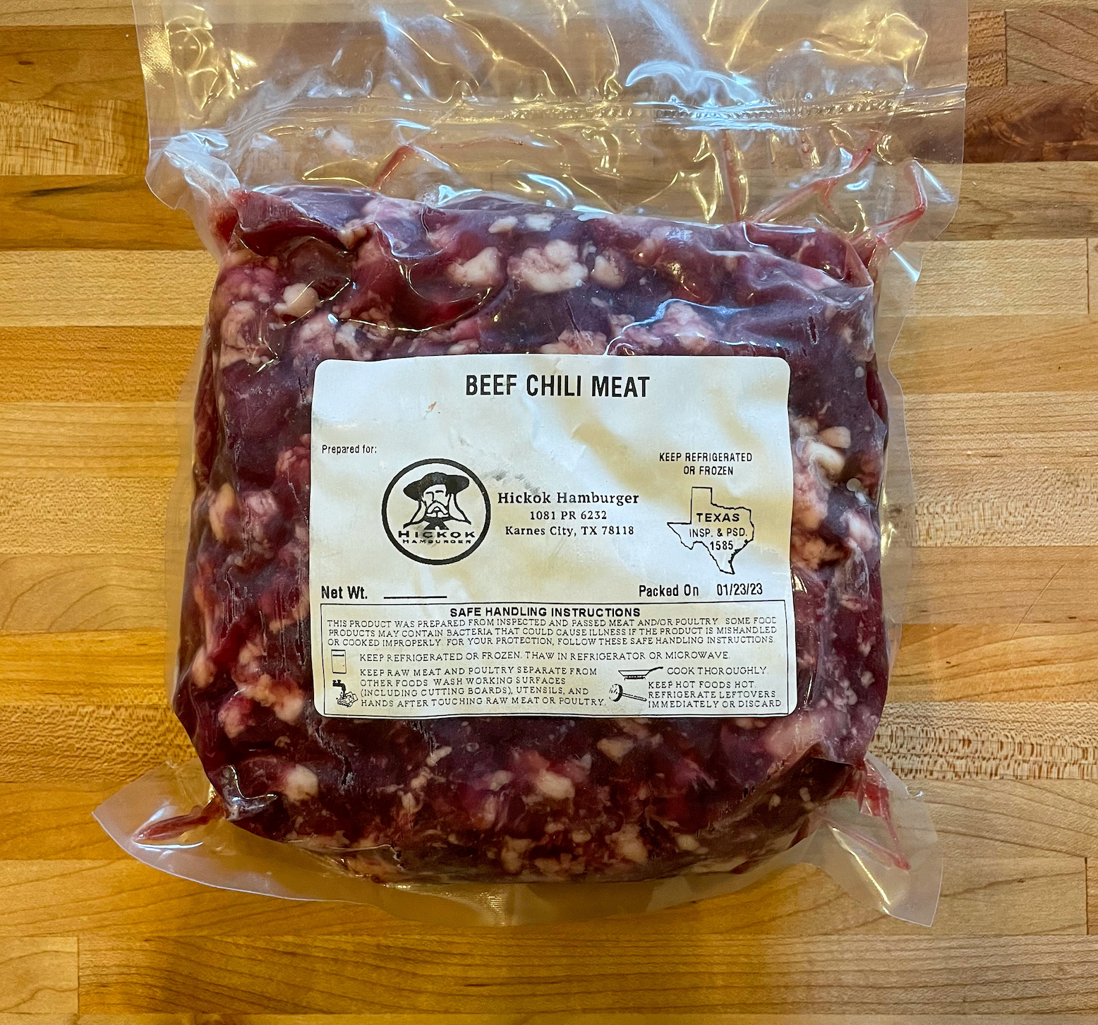 Chili Meat - hickokhamburger